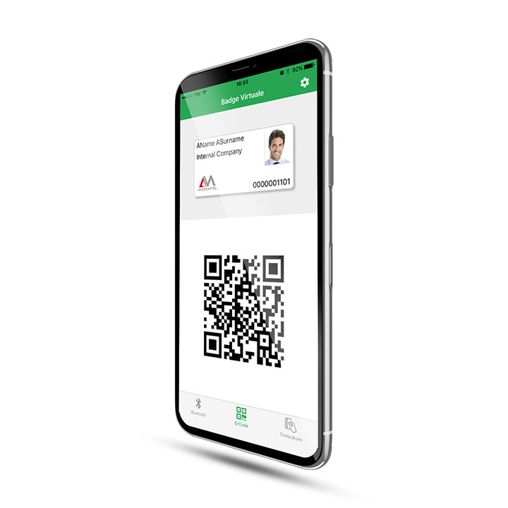 MicronApp: badge virtuale con smartphone